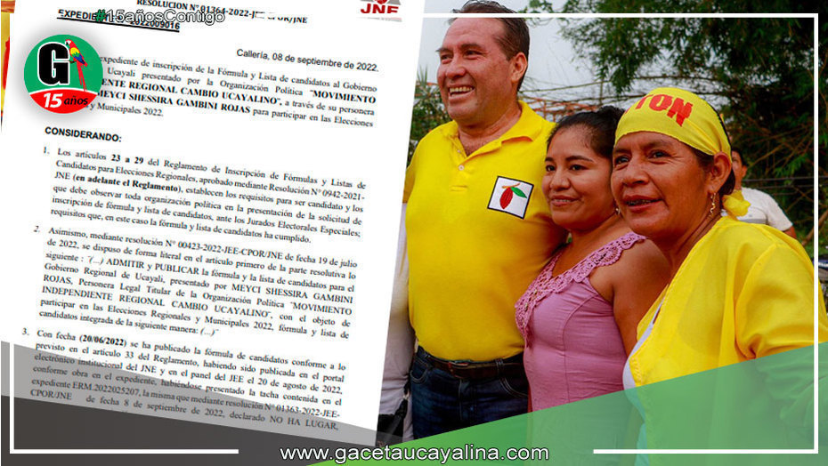Declaran no ha lugar tacha contra candidato Manuel Gambini